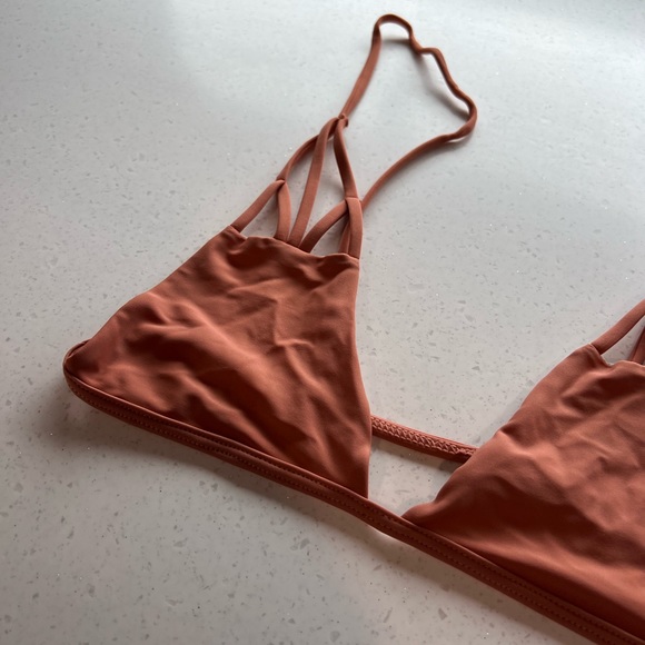 Acacia Swimwear Santorini Top in Papaya - Picture 4 of 8